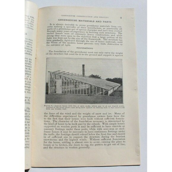 Vtg 1937 Farmers Bulletin US Dept of Agriculture No 1318 Greenhouse Construction - Picture 3 of 5